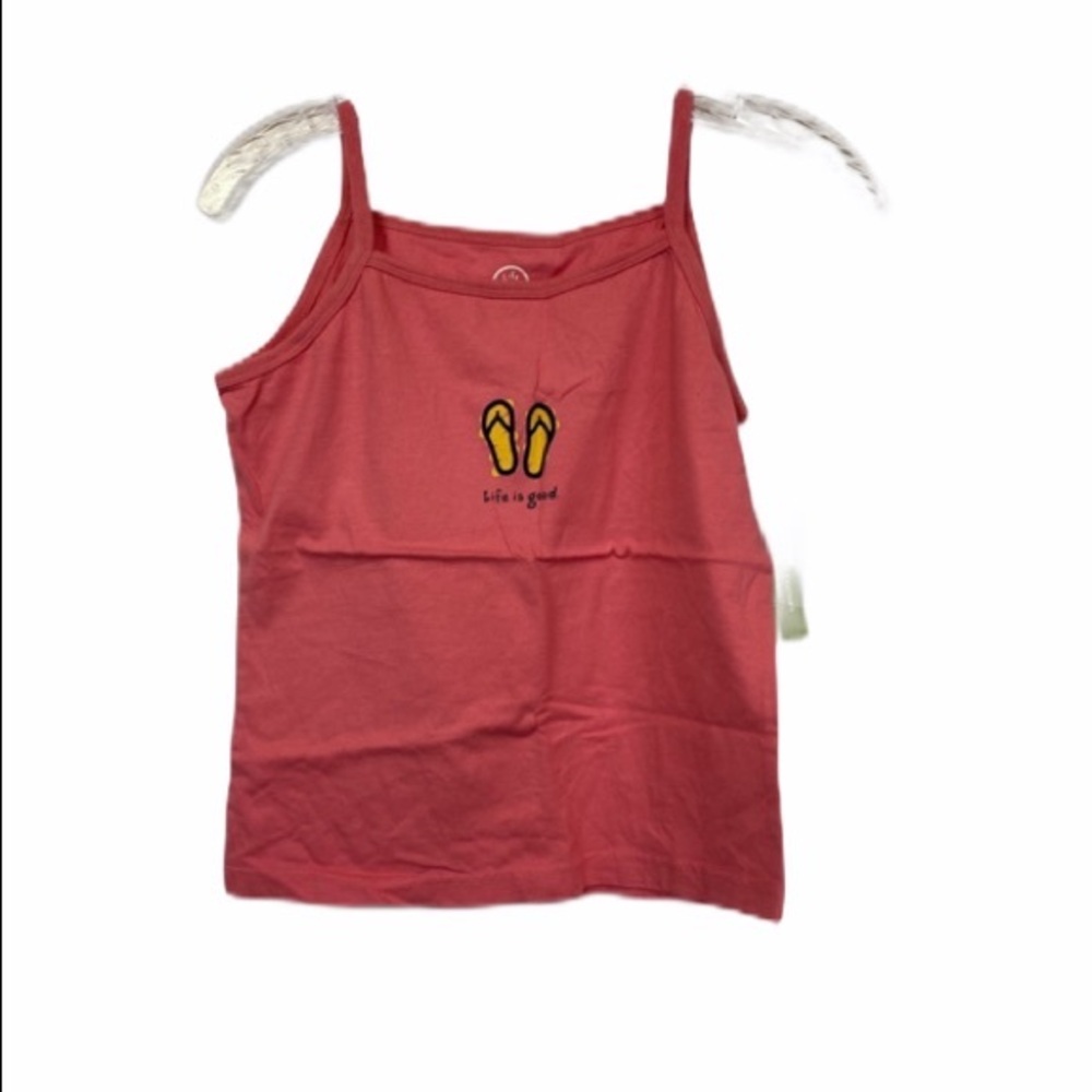 Life Is Good Pink Tank‎ Top 12 NWT
